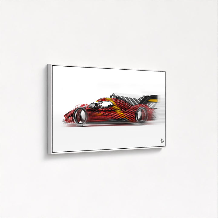 Ferrari 499P Le Mans Winner 2023 - Framed Canvas
