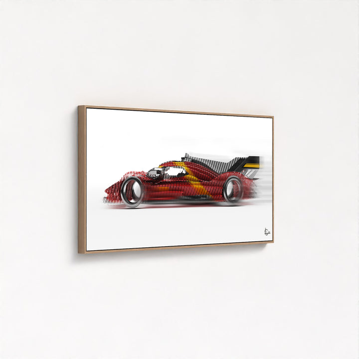 Ferrari 499P Le Mans Winner 2023 - Framed Canvas