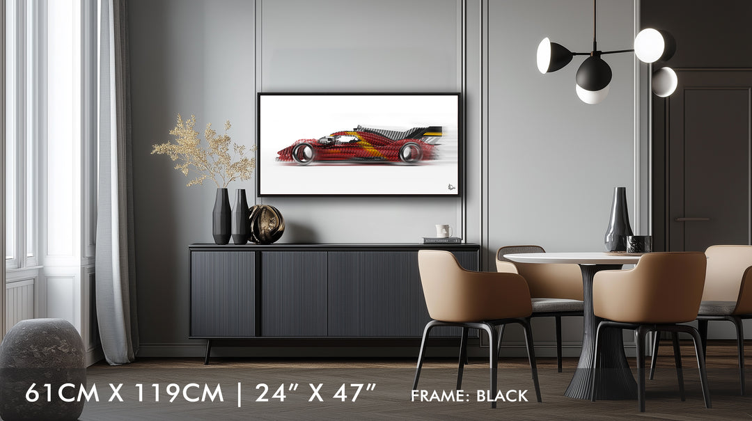 Ferrari 499P Le Mans Winner 2023 - Framed Canvas