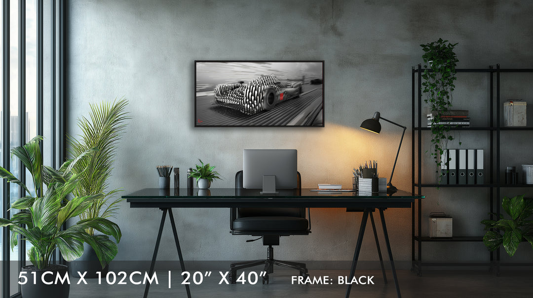 Porsche 919 Hybrid Le Mans - Framed Canvas