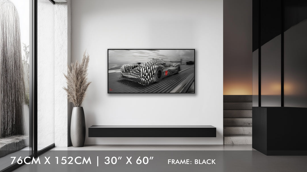 Porsche 919 Hybrid Le Mans - Framed Canvas