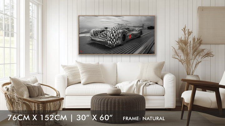 Porsche 919 Hybrid Le Mans - Framed Canvas