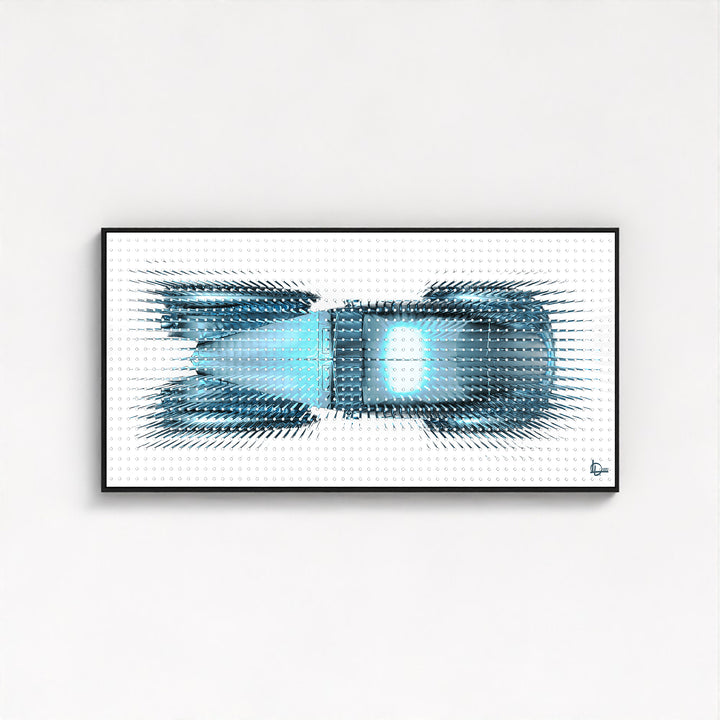 Bugatti 57SC Atlantic "Prisma" - Framed Canvas