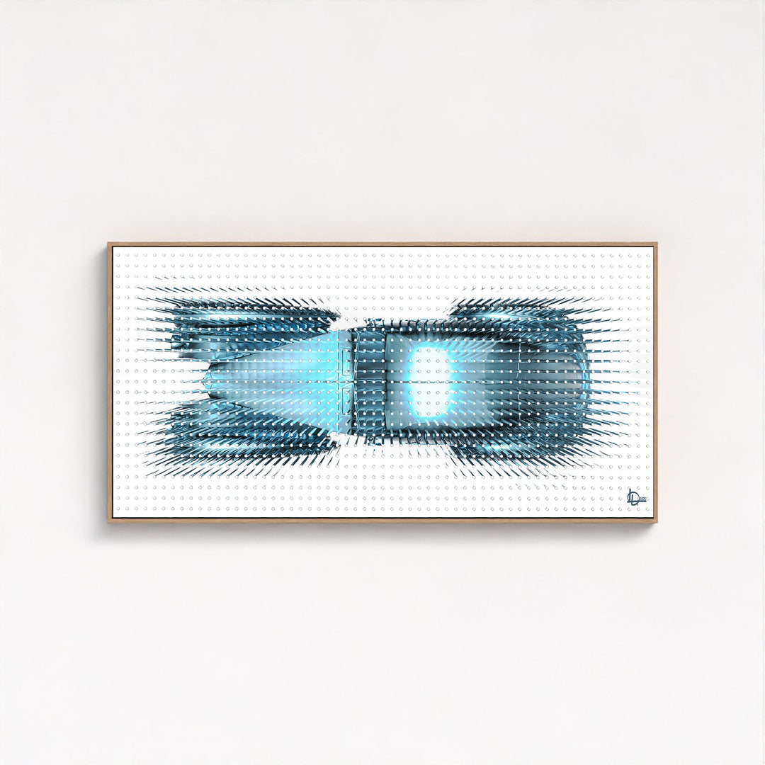 Bugatti 57SC Atlantic "Prisma" - Framed Canvas