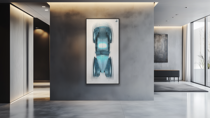 Bugatti 57SC Atlantic "Prisma" - Framed Canvas