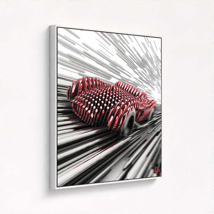 Ferrari Testa Rossa 250 - "The Charge" - Framed Canvas