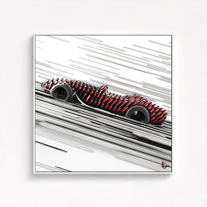 Ferrari Testa Rossa 250 - "The Long Pursuit" - Framed Canvas
