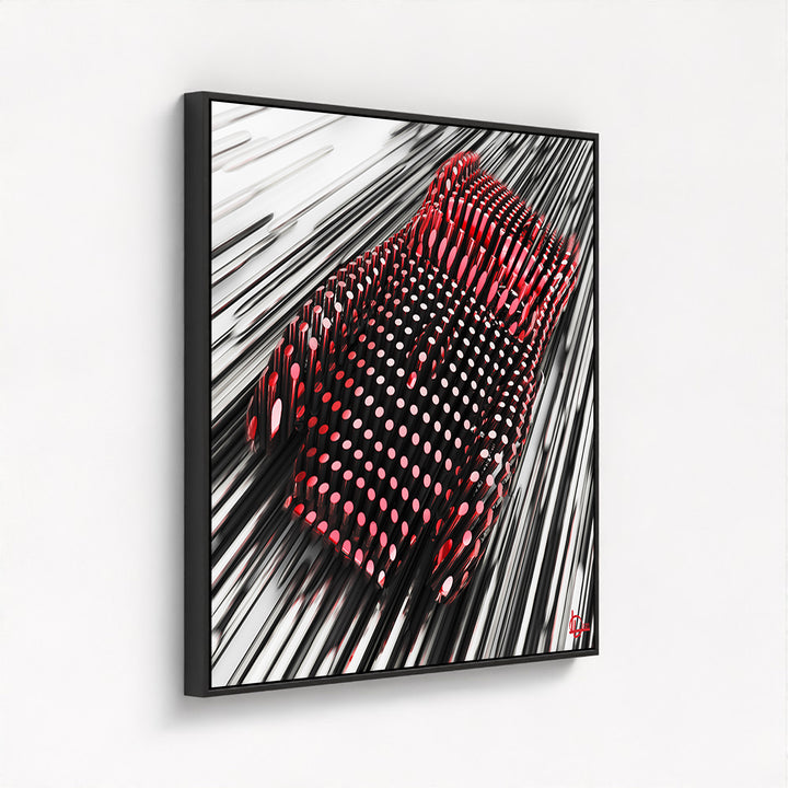 Ferrari Testa Rossa 250 - "The Red Line" - Framed Canvas