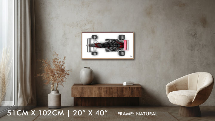 McLaren F1 P4/5 Senna - Framed Canvas