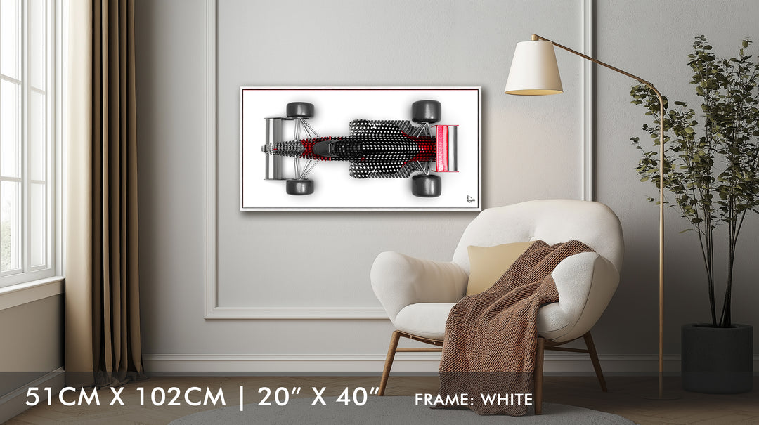 McLaren F1 P4/5 Senna - Framed Canvas
