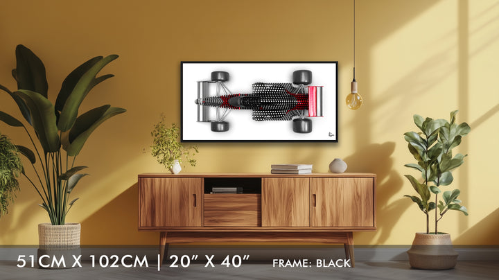 McLaren F1 P4/5 Senna - Framed Canvas