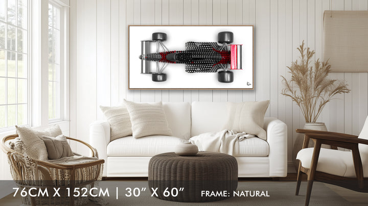 McLaren F1 P4/5 Senna - Framed Canvas