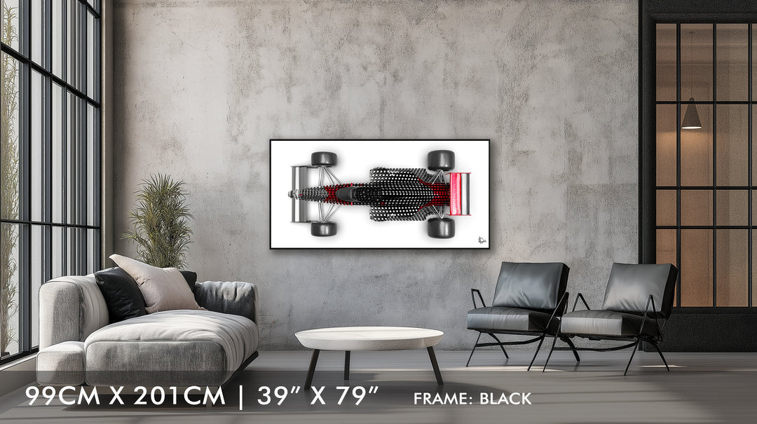 McLaren F1 P4/5 Senna - Framed Canvas