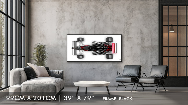 McLaren F1 P4/5 Senna - Framed Canvas