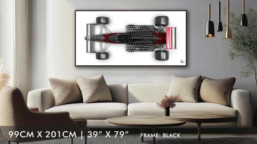 McLaren F1 P4/5 Senna - Framed Canvas