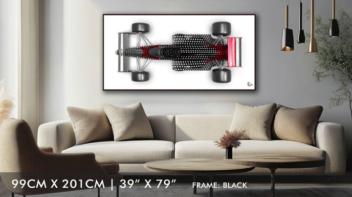 McLaren F1 P4/5 Senna - Framed Canvas